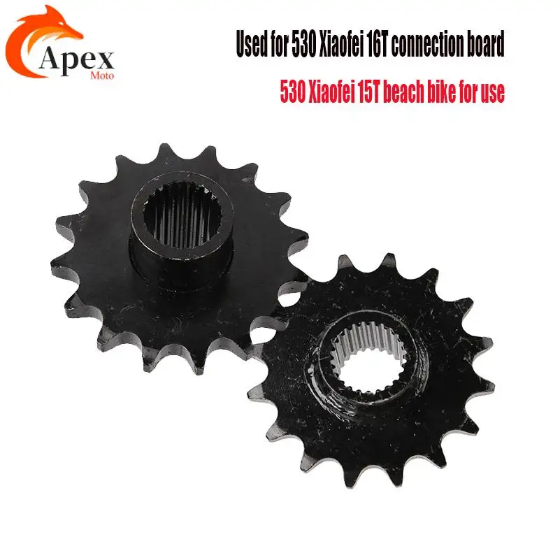

Front 530 Chain Sprocket Cog 24T Gear 15T 16T Teeth For GY6 125cc 150cc 200cc 250cc ATV Go Kart UTV Buggy Quad Bike Part