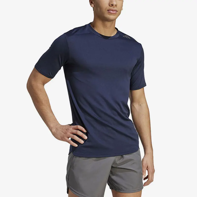 Adidas genuine summer new men's training round neck breathable short sleeved shirt IM1115