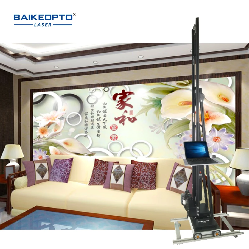 3D 수직 벽화 프린팅 벽화 수직 Zeescape 벽 프린터 기계 3D 벽 잉크젯 벽 프린터 5D