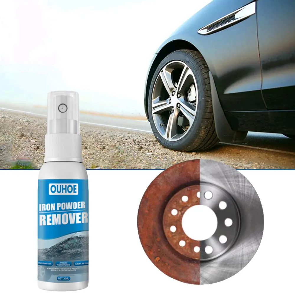 

1pc Car Wash Rust Cleaner Car Rust Remover Spray Metal Surface Chrome Paint Universal Car Cleaning Maintenance Accessories