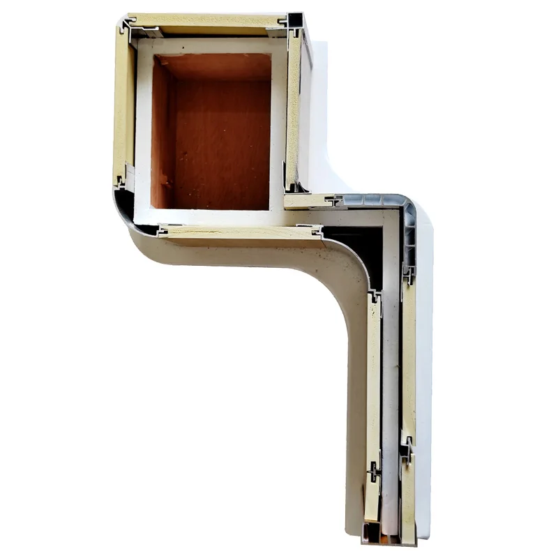 8 mm double female slot model two sets different modes of aluminum alloy wall panel installation line model