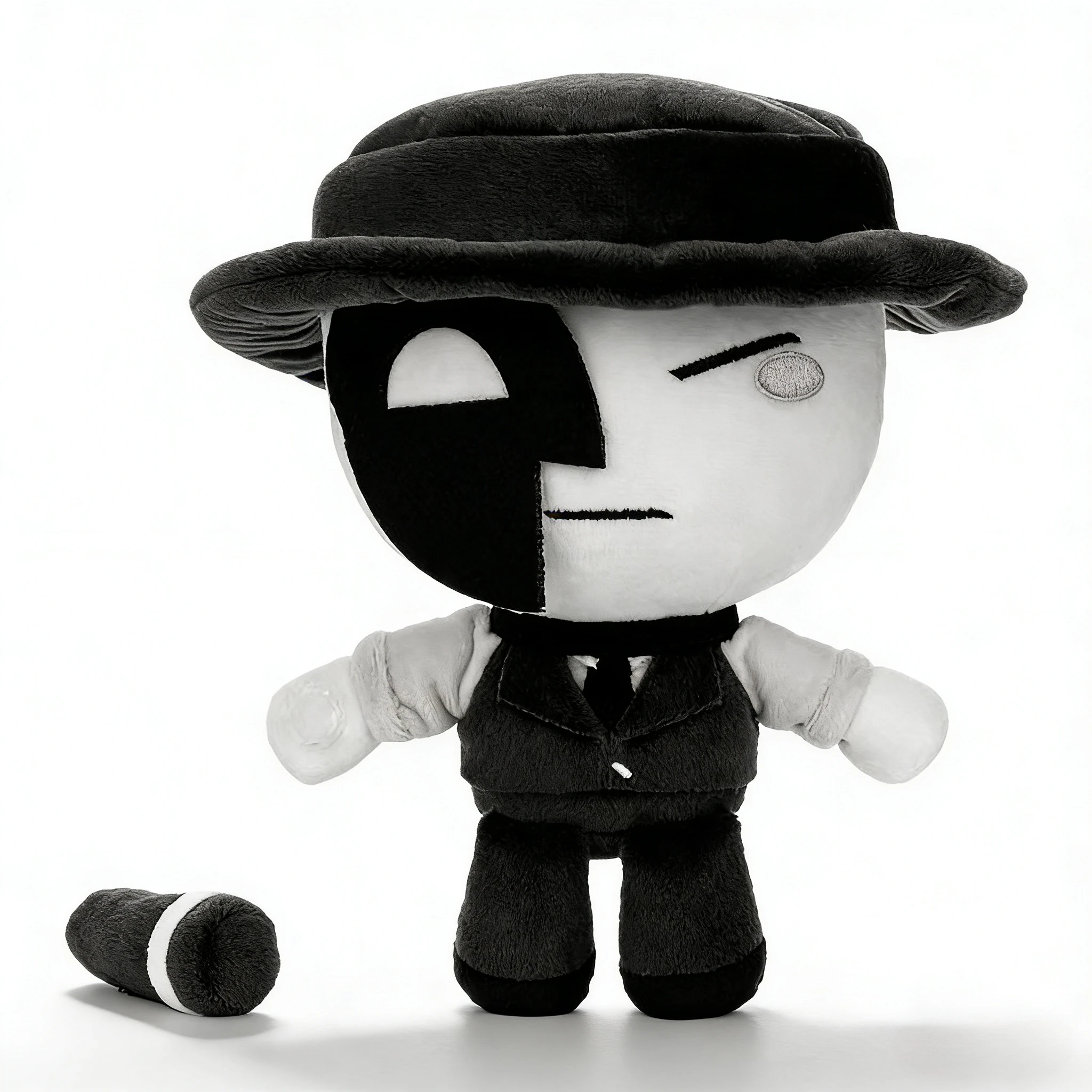 Schattige sterven van de dood pluche pop, zachte squishy Kawaii knuffel, virale game Plushie collectible, schattige kindercadeau randapparatuur