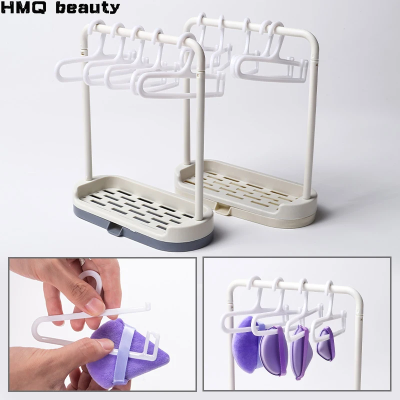 Makeup Tools Drying Rack Beauty Sponges Cosmetics Powder Puff Storage Hanger Travel Portable Multifunctional Organizer