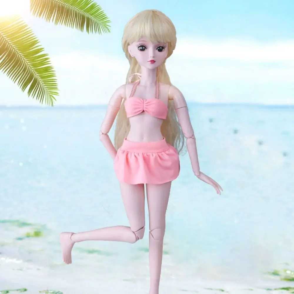 Moda boneca roupa de banho biquíni multi-estilos casual wear maiôs roupas diy para 1/3 1/6 bjd 30/60cm bonecas acessórios