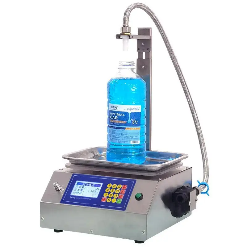 

L10 Automatic Liquid Filling Machine Weighing Quantitative Liquor Laundry Detergent Oil Windshield Washer Fluid