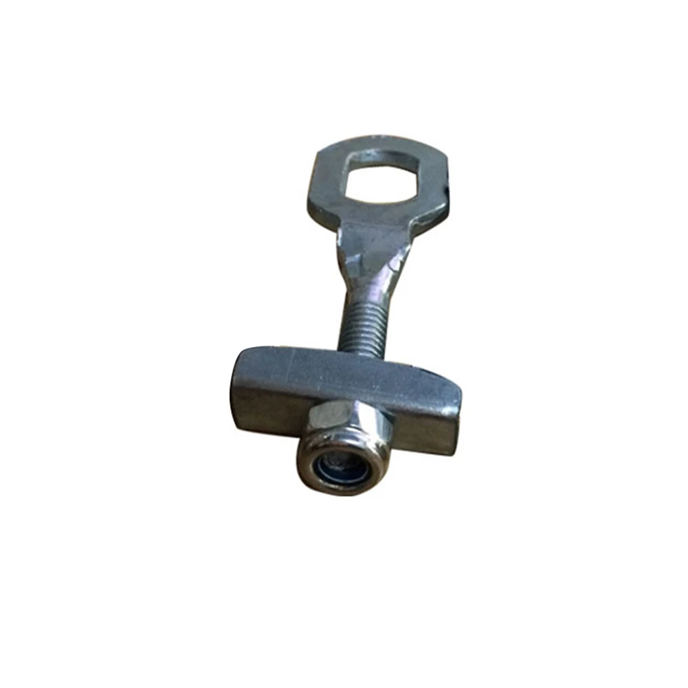 Bike Chain Tensioners Adjust Bolt Chain Adjuster Steel Tightness Adjust W/inner Gasket Nut 1/2pcs 60*6mm Useful