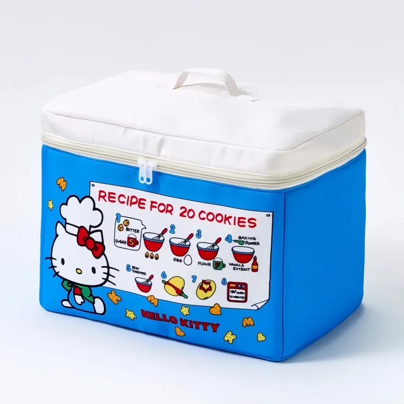 

Hello Kitty Makeup Bag Cute Women Accessories Versatile KT Printing Large Capacity Portable Travel Storage Girl Gift Wholesale