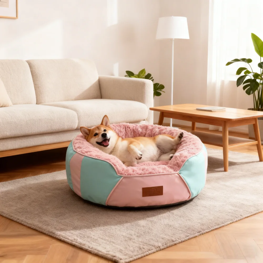 2026 New Thickened and Insulated Cat Bed Pet Mat - Medium to Small Leather High-End Pet Bed for Cats and Dogs