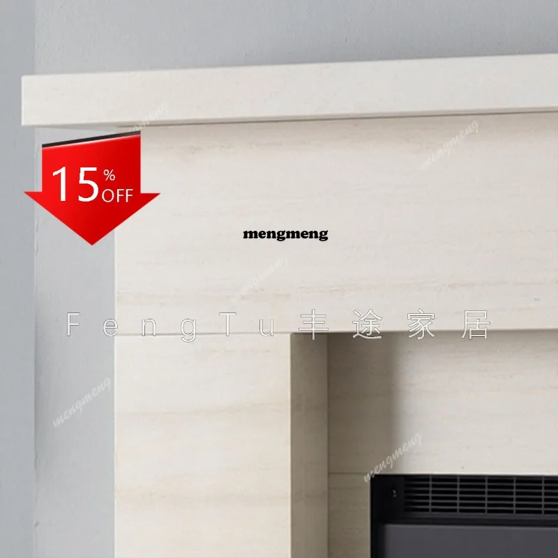 

Декоративный каминный шкаф из натурального мрамора 01A, роскошный, высококачественный, для гостиной, домашний каминный шкаф из камня.