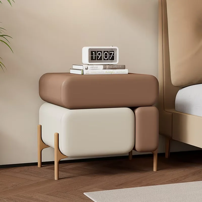 

Modern Simple Bedside Table Japanese Aesthetic Small Apartment Drawers Bedside Table Luxury Cute Mesa De Noche Bedroom Furniture
