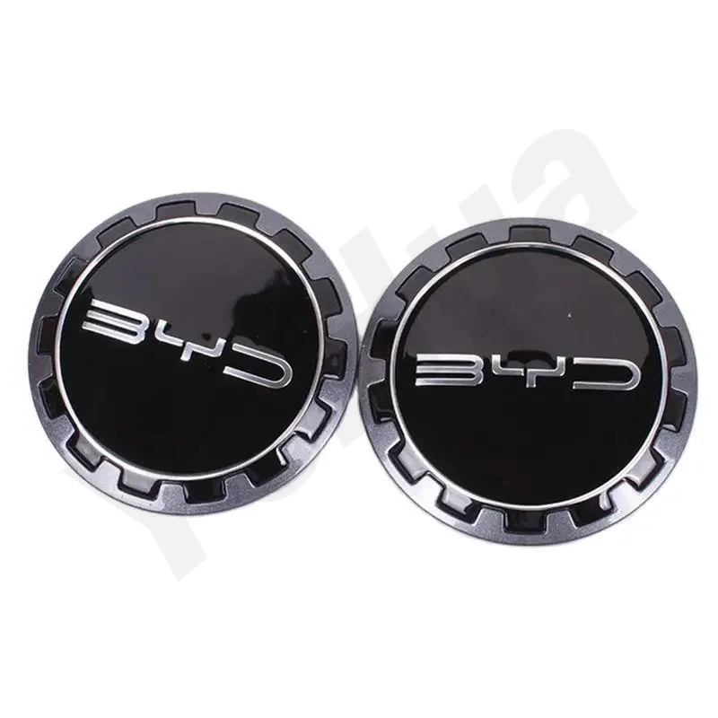 غطاء زخرفة لوحة عجلة قيادة السيارة ، غطاء مركز العجلة ، ملصق صب القطع ، BYD ، ATTO 3 ، YUAN PLUS ، SONG ، HAN ، Teng