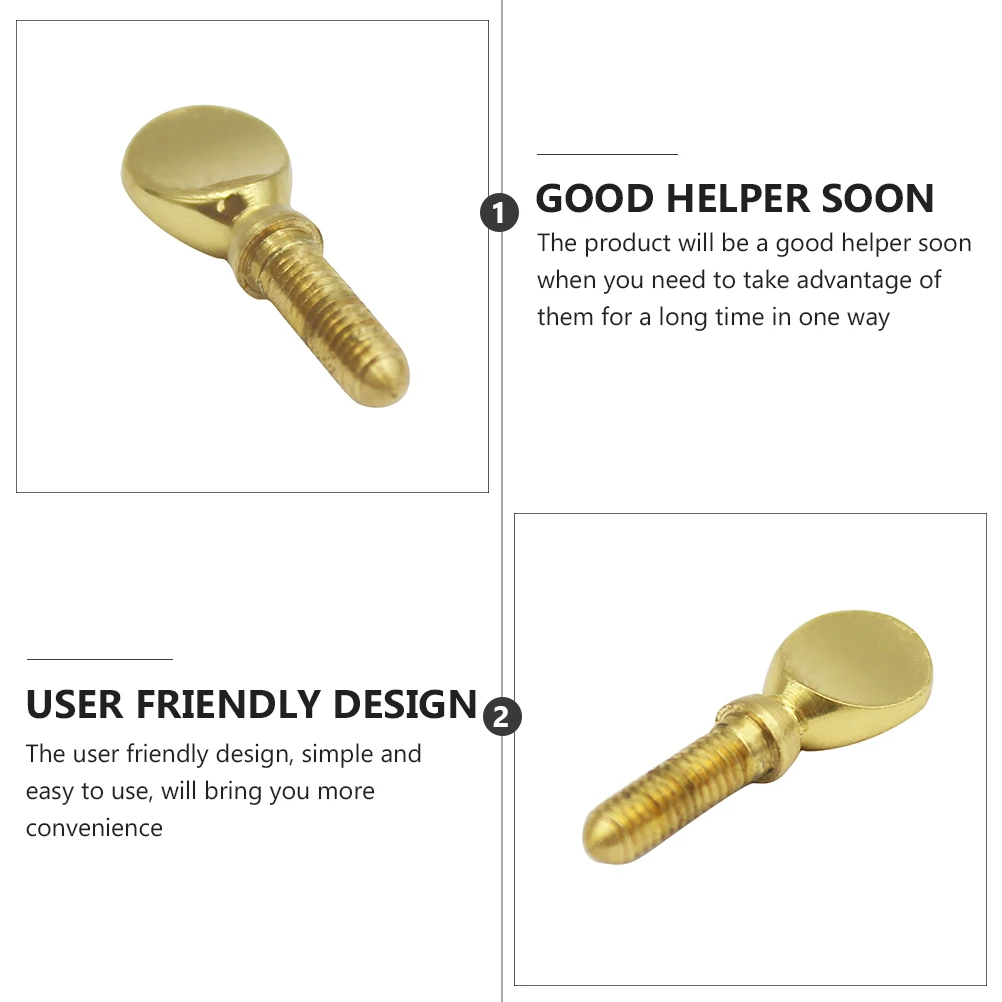 

3Pcs Golden Saxophone Neck Screw Premium Metal Material Long-Lasting Durability Smooth Operation Excellent for Daily Practice