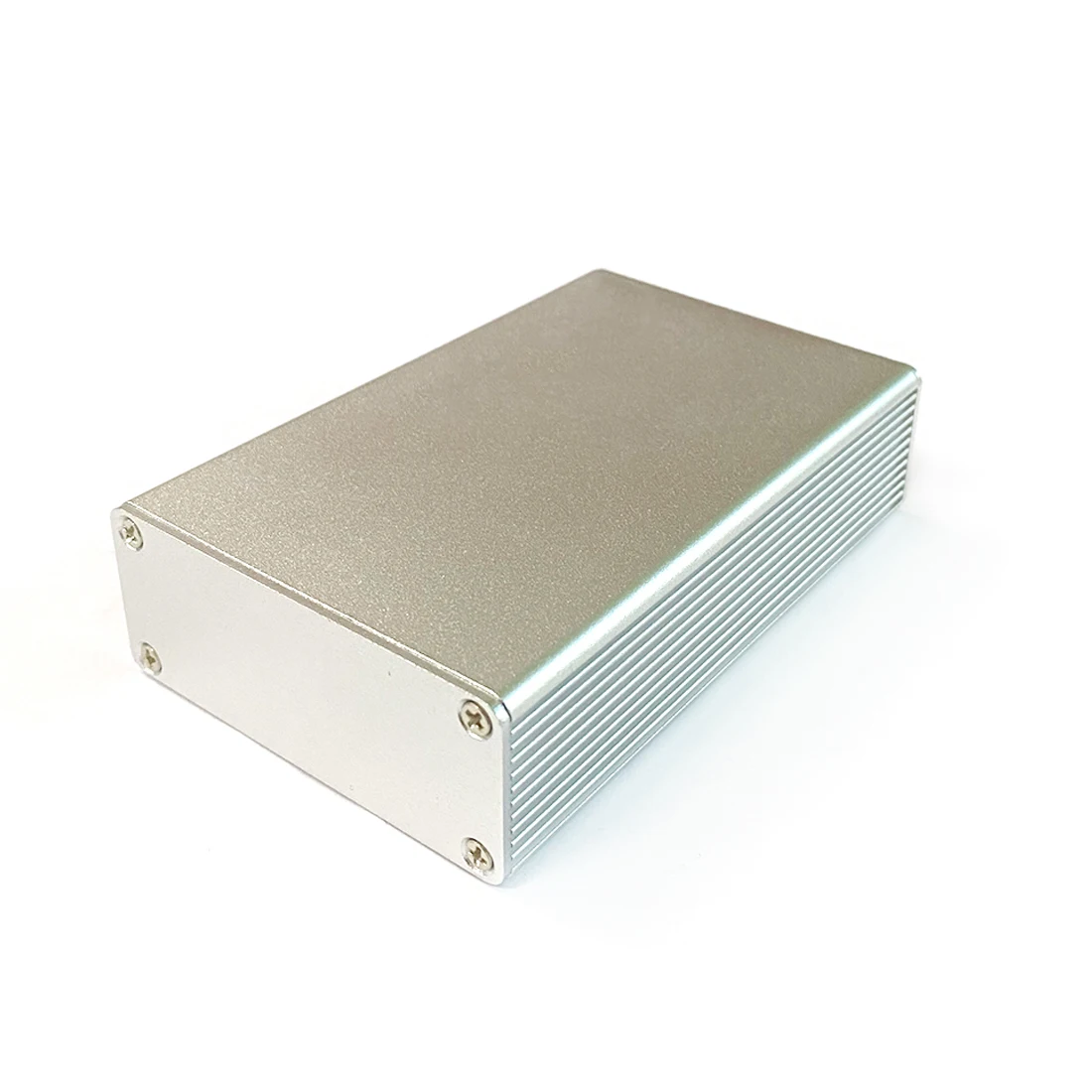 Aluminum Enclosure Case DIY Extruded Electronic Project Box 100X66X27mm Silver for Power Supply Units