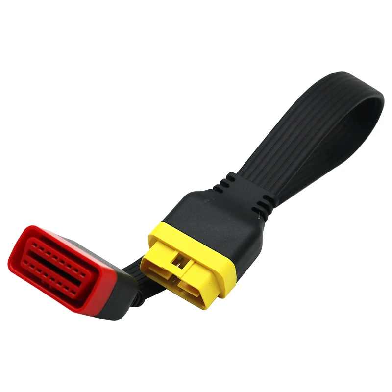 High Quality16 Pin Male To Female OBD2 Connector OBDII Extension cable 36cm 16Pin Diagnostic ELM327 OBD2 Extended Adapter