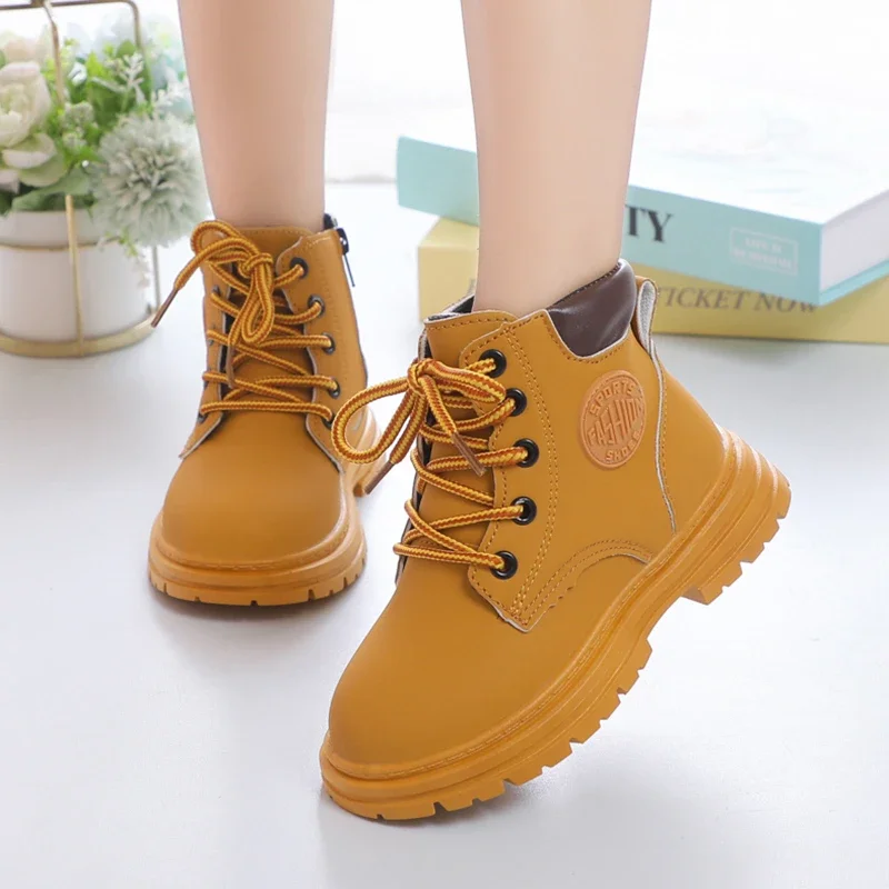 Kids Boots for Boys Girls Unisex Children Fashion Ankle Boots 2023 Brand New Auutmn Winter Rubber Boots Toddlers Big Child 21-36