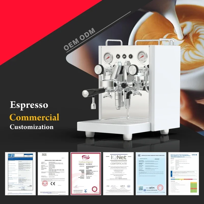 Guangdong Fancy Professional Automatic 15bar Commercial e61 Cappuccino Cafe Latte Electric Espresso Coffee Machine Coffee Maker