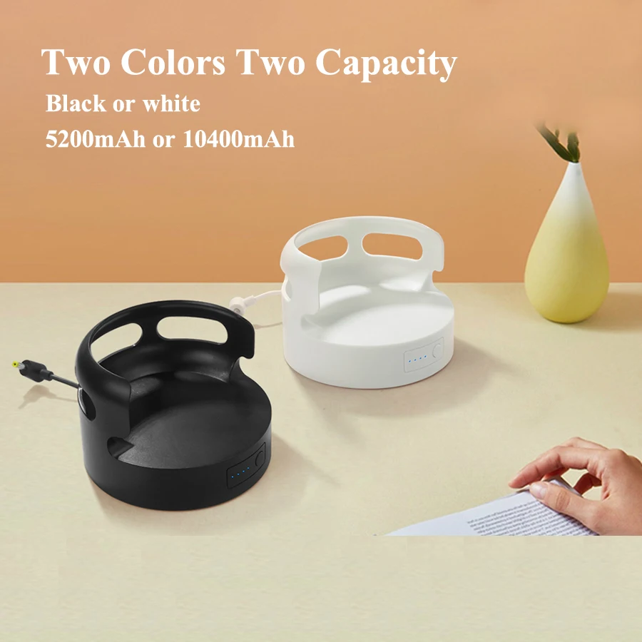 Đế Pin Cho Echo Dot 3 Sạc Di Động Căn Cứ Cho Alexa Loa Công Suất Lớn 5200MAh/10400MAh Nguyên Chất màu Sắc Đen/Trắng