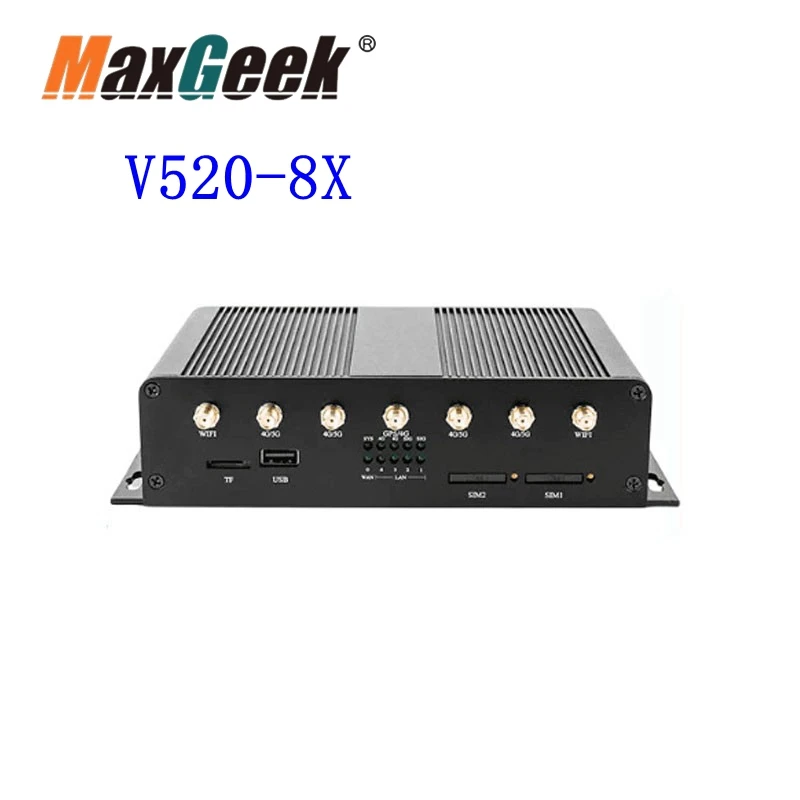 Maxgeek V520-8X/9X 4G+4G Baseband Industrial Router Wireless Router Wifi Router for Smart City & Healthcare