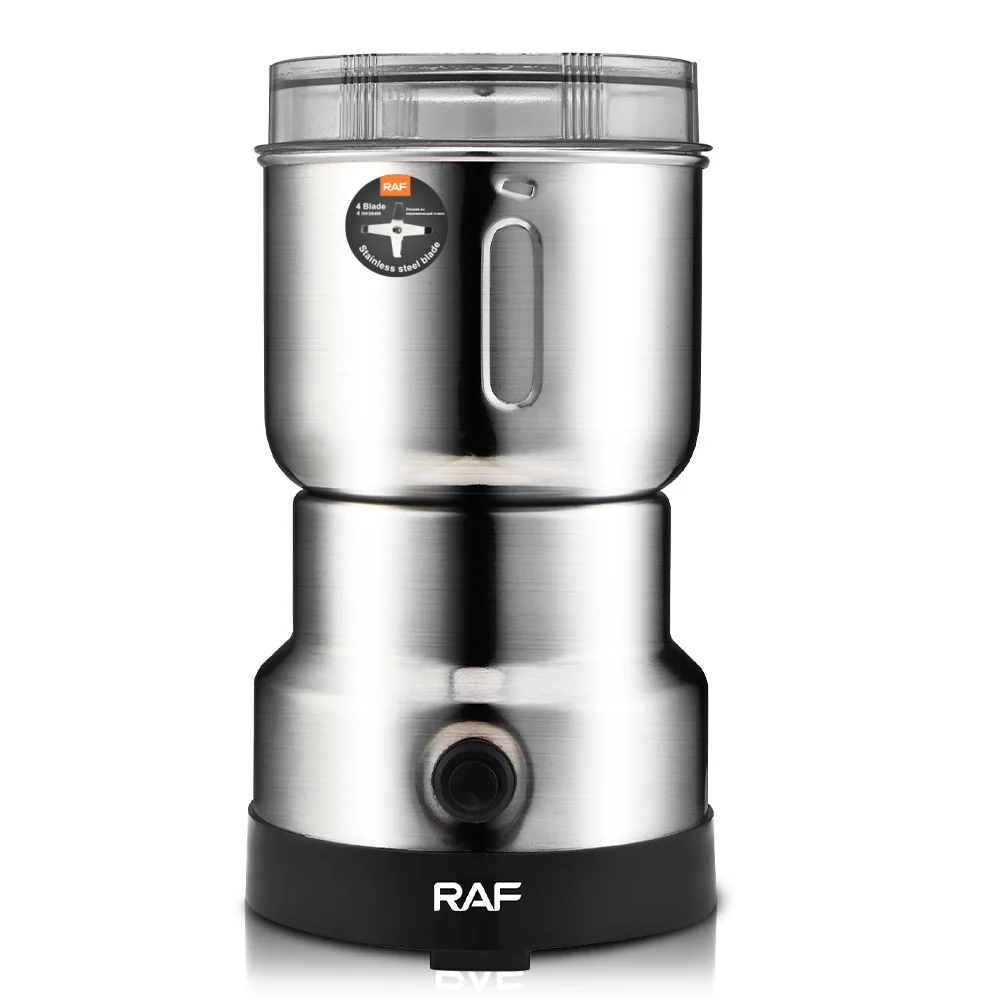 RAF Electric Bean Grinder Dry Mill Household Lightweight Grinding Cup Portable Coffee Bean Flour Machine