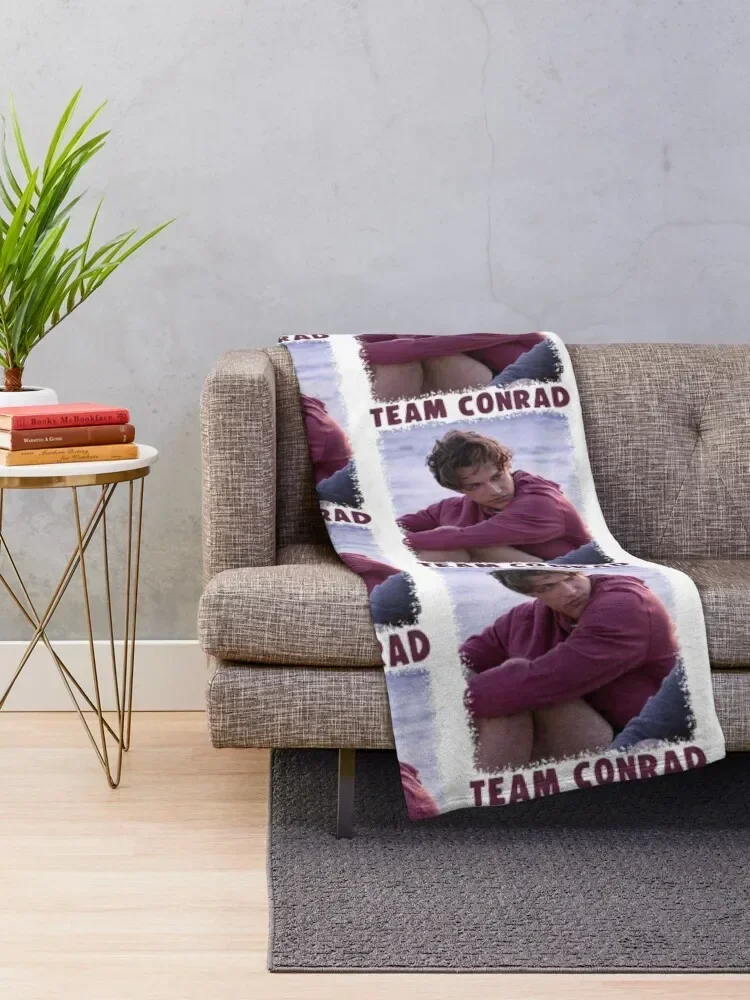 Team Conrad Throw Blanket Soft Plush Plaid warm winter Blankets