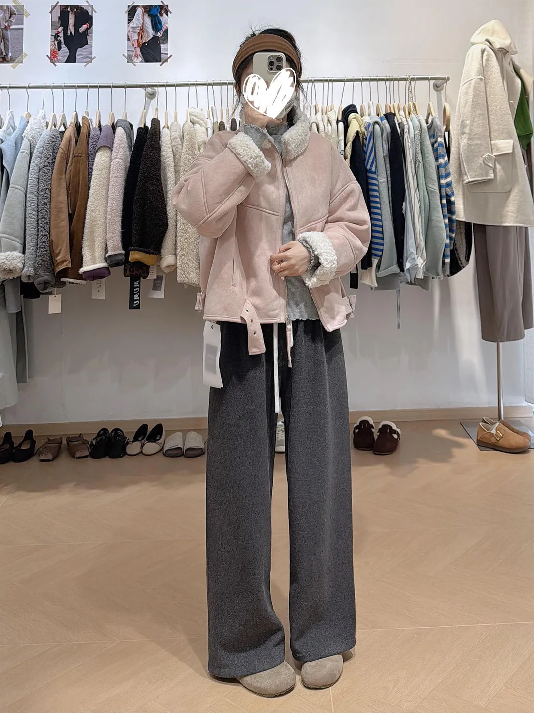 

Trendy Oversized Long Sleeve Cotton Jacket Women's Autumn Winter New Style Slimming Stand Collar Patchwork Korean Version