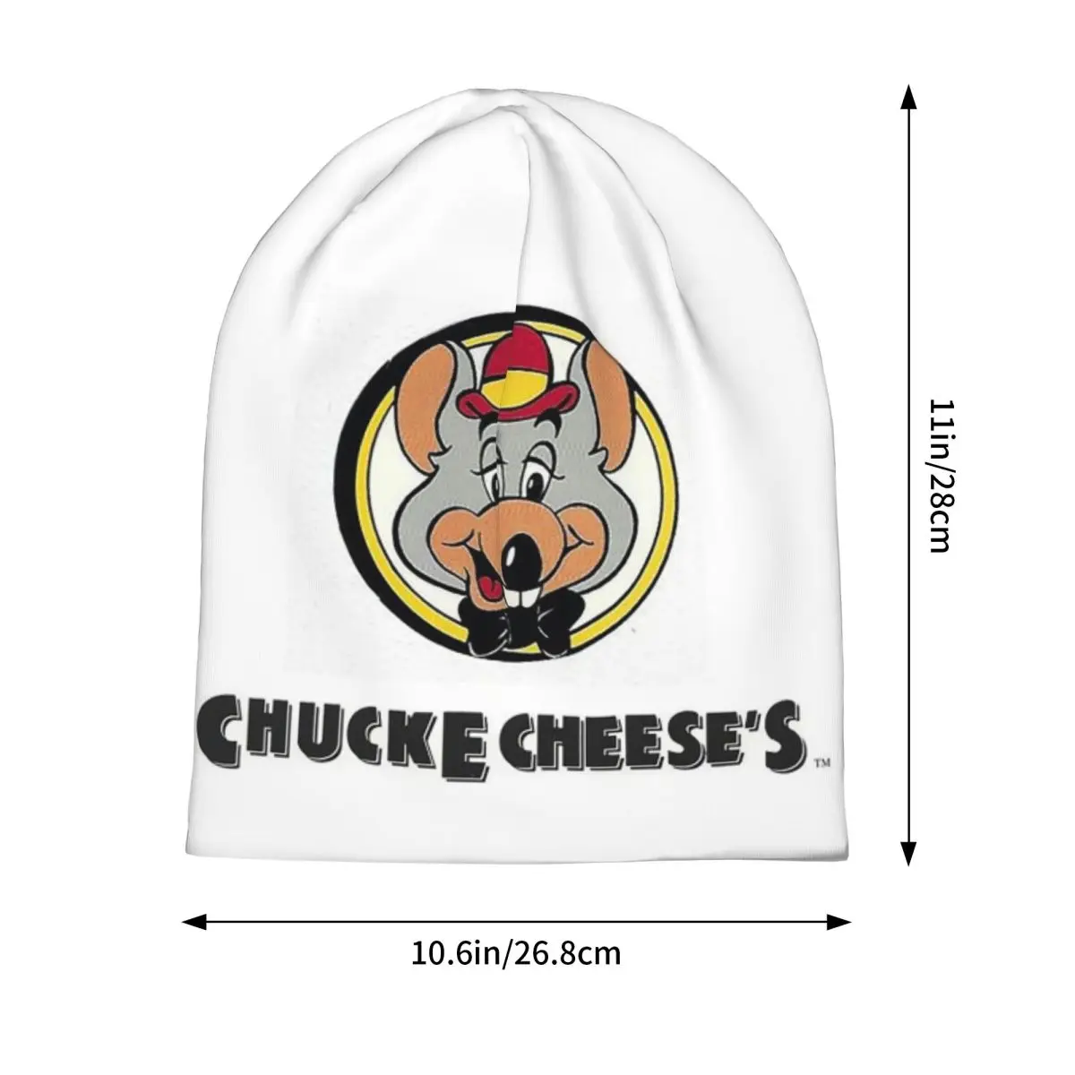 Chuck E Cheeses Pizza Time Theater  Men Women Adult Beanies Caps Knitting Bonnet Hat Warm Fashion Autumn Winter  Skullies Hats
