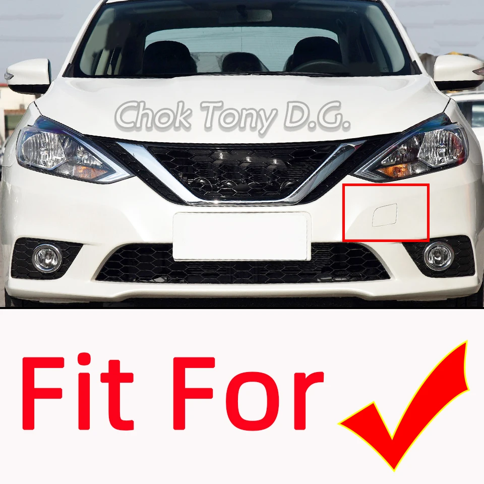 Voorbumper Trekhaak Eye Cover Cap Voor Nissan Sentra 2016 2017 2018 2019 622A03YU0H 622A0-3YU0H Slepen Vervoeren Trailer Deksel