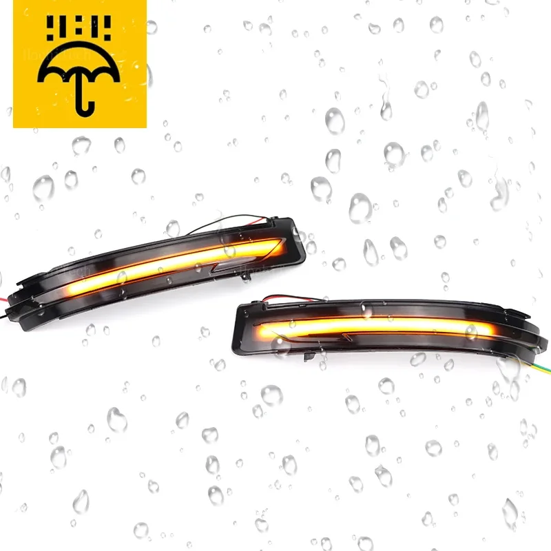 ديناميكية بدوره إشارة مرآة الرؤية الخلفية مؤشر الضوء الوامض لنيسان X-Trail T32 قاشقاي J1 نافارا NP300 جوك باثفندر تيرا #6