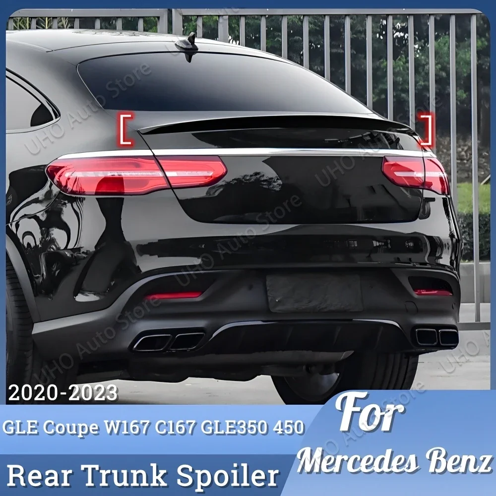 Rear Wing Trunk Roof Tail Spoiler Lip Kit For Mercedes Benz GLE Coupe C167 GLE350 GLE400 GLE450 GLE53 GLE63 2020 2021 2022 2023