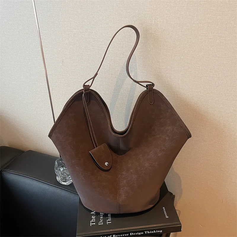 

2025 New Leopard Print Tote Bag for Women, Large Capacity Underarm Purse, Vintage Shoulder Bag, Spacious & Chic Stylish