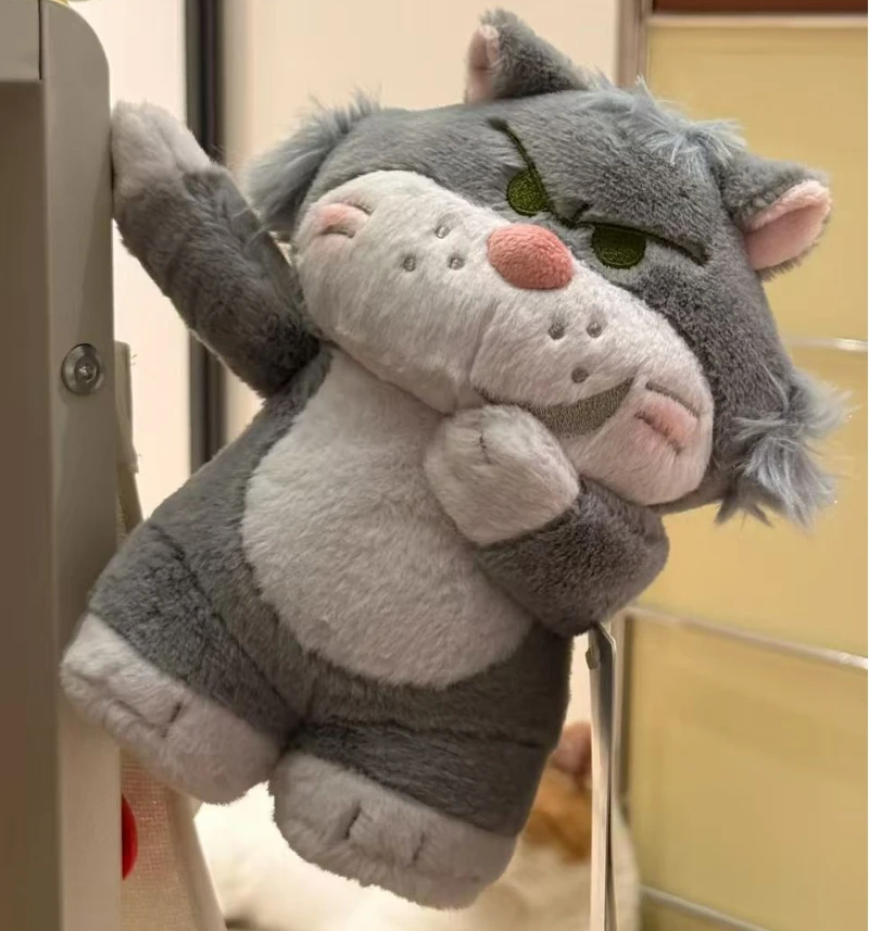 30/40cm 귀여운 루시퍼 베개 인형 만화 Losto 딸기 곰 스티치 마그네틱 플러시 장난감 생일 크리스마스 선물 할로윈 장식