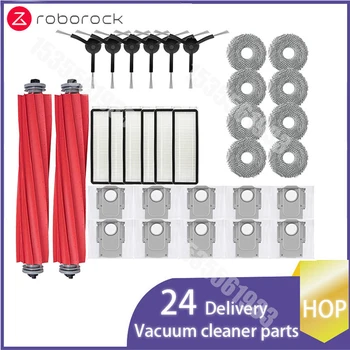 Roborock Q Revo P10 A7400RR Robot Süpürge Temizleyici Aksesuar Ana Yan Fırça Hepa Filtre Paspas Bezleri Toz Torbası Yedek Parça