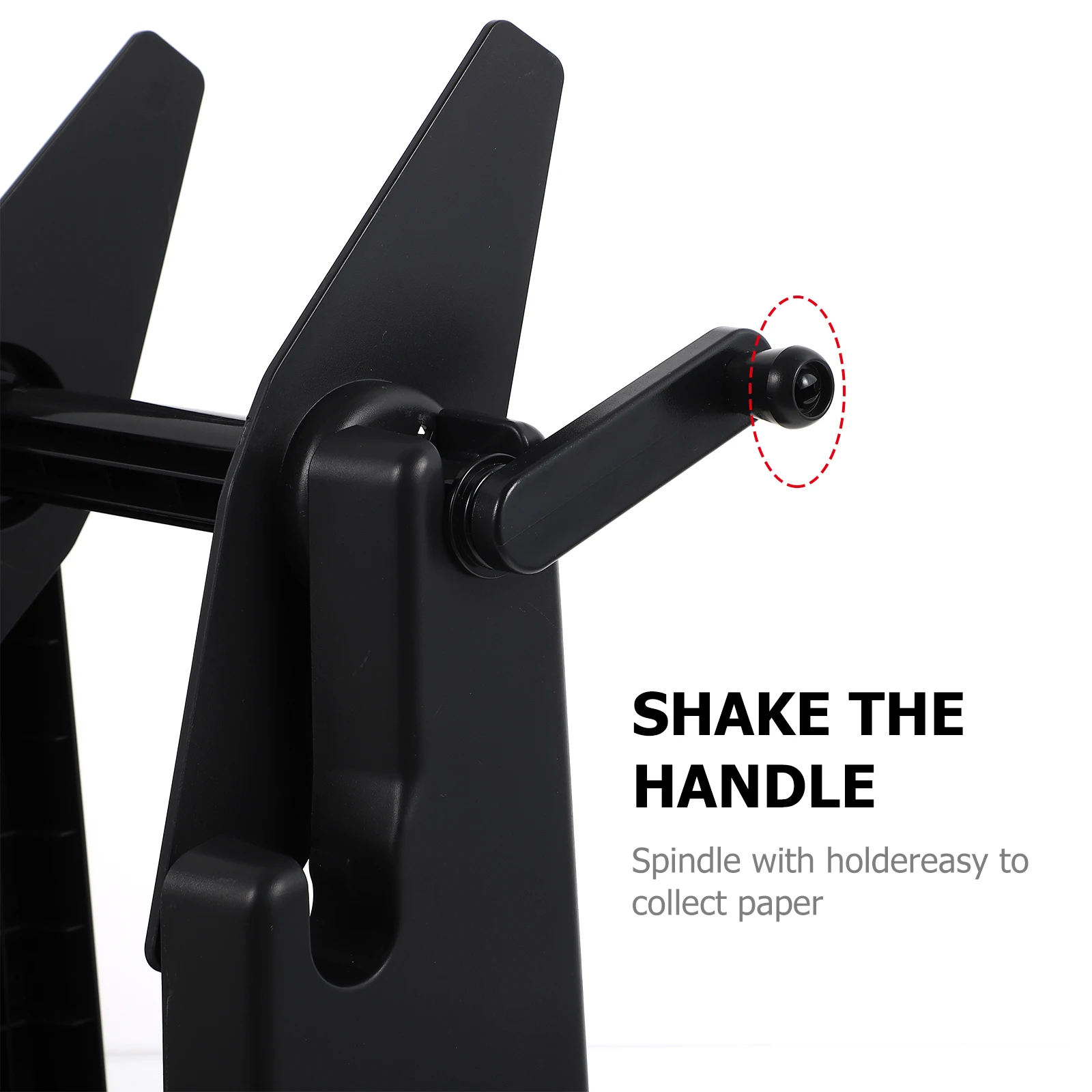 

Hand-cranked Label Stand Printer Accessories Machine Paper Holder Plastic Supplies