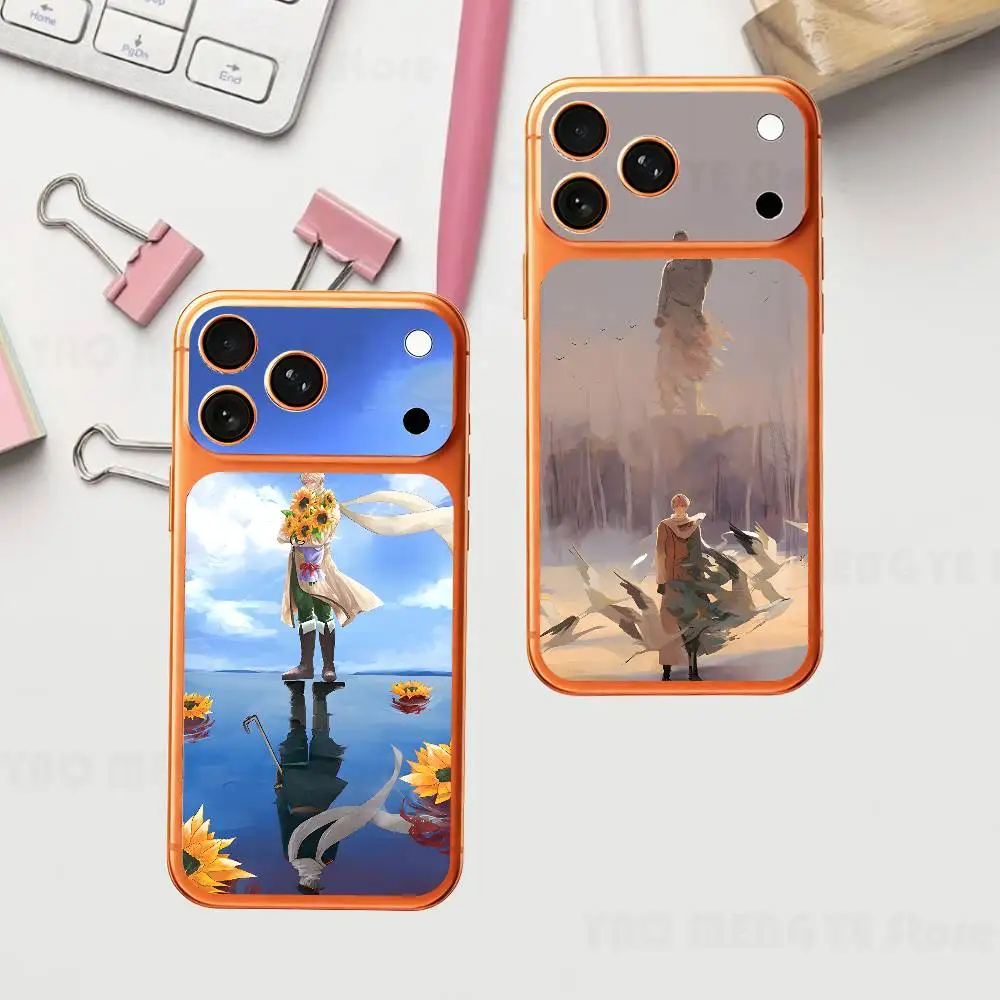 

Anime H-Hetalia W-World Stars Plain Decal Skin For IPhone17 Pro ProMax Back Film Cover Wrap Anti-scratch Durable Sticker