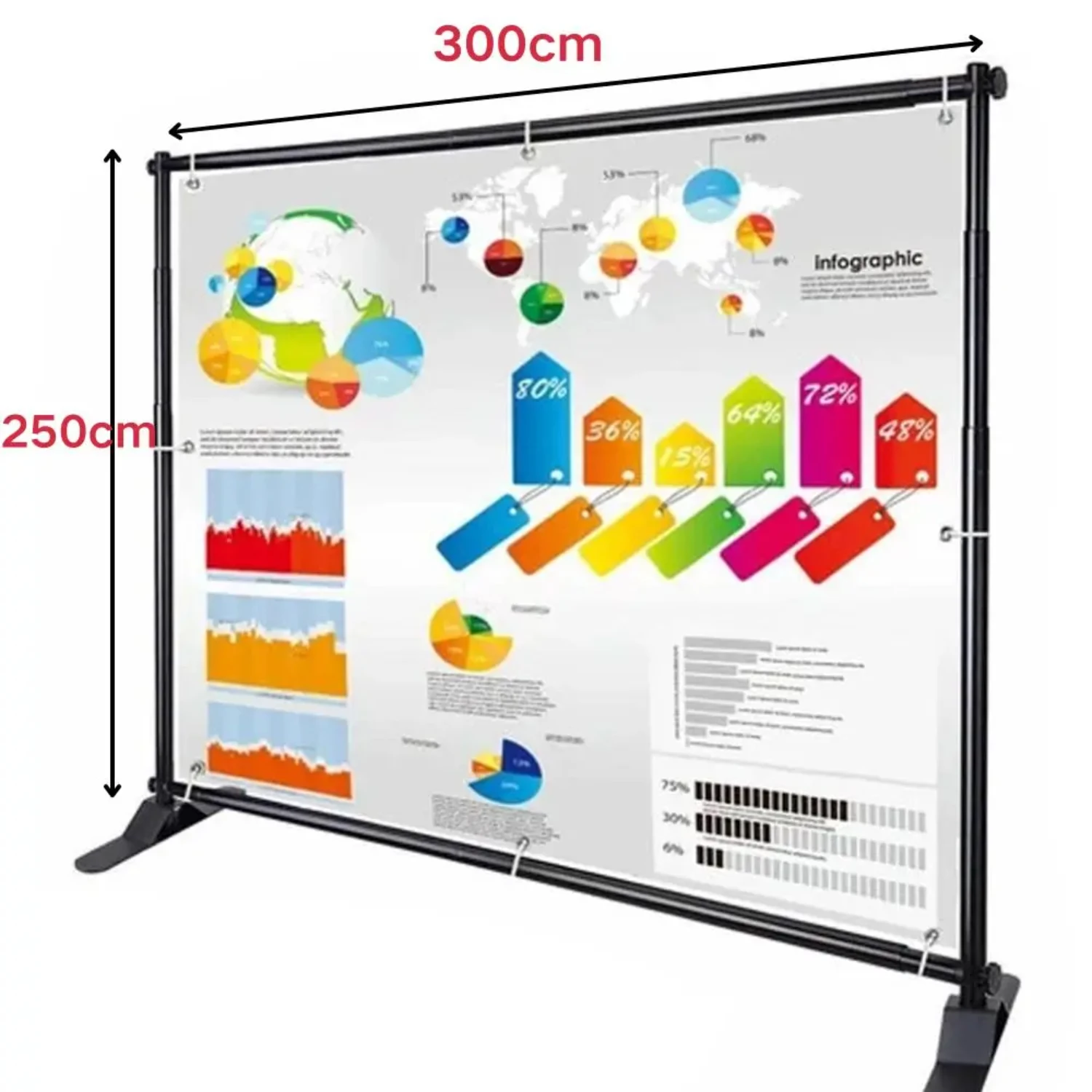 

Backdrop Stand Kit 8ft x 10ft, Heavy Duty Wedding Backdrop Events Decoration Backdrop Frame Green Photographer