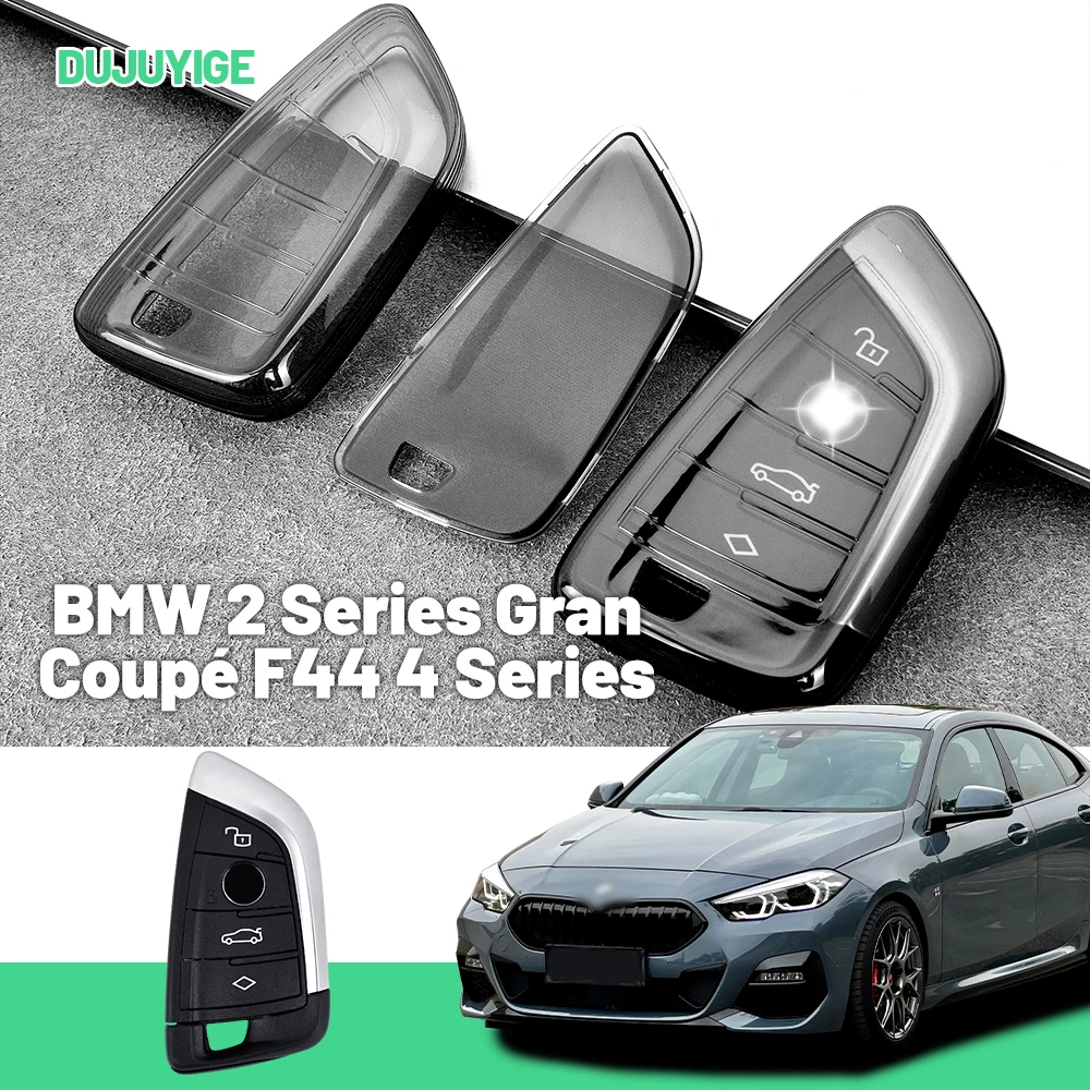 

Clear TPU Car Key Case For BMW 2 Series Gran Coupé F44 4 Series G22 G23 G26 Key Fob Cover Protector Shell Auto Accessories