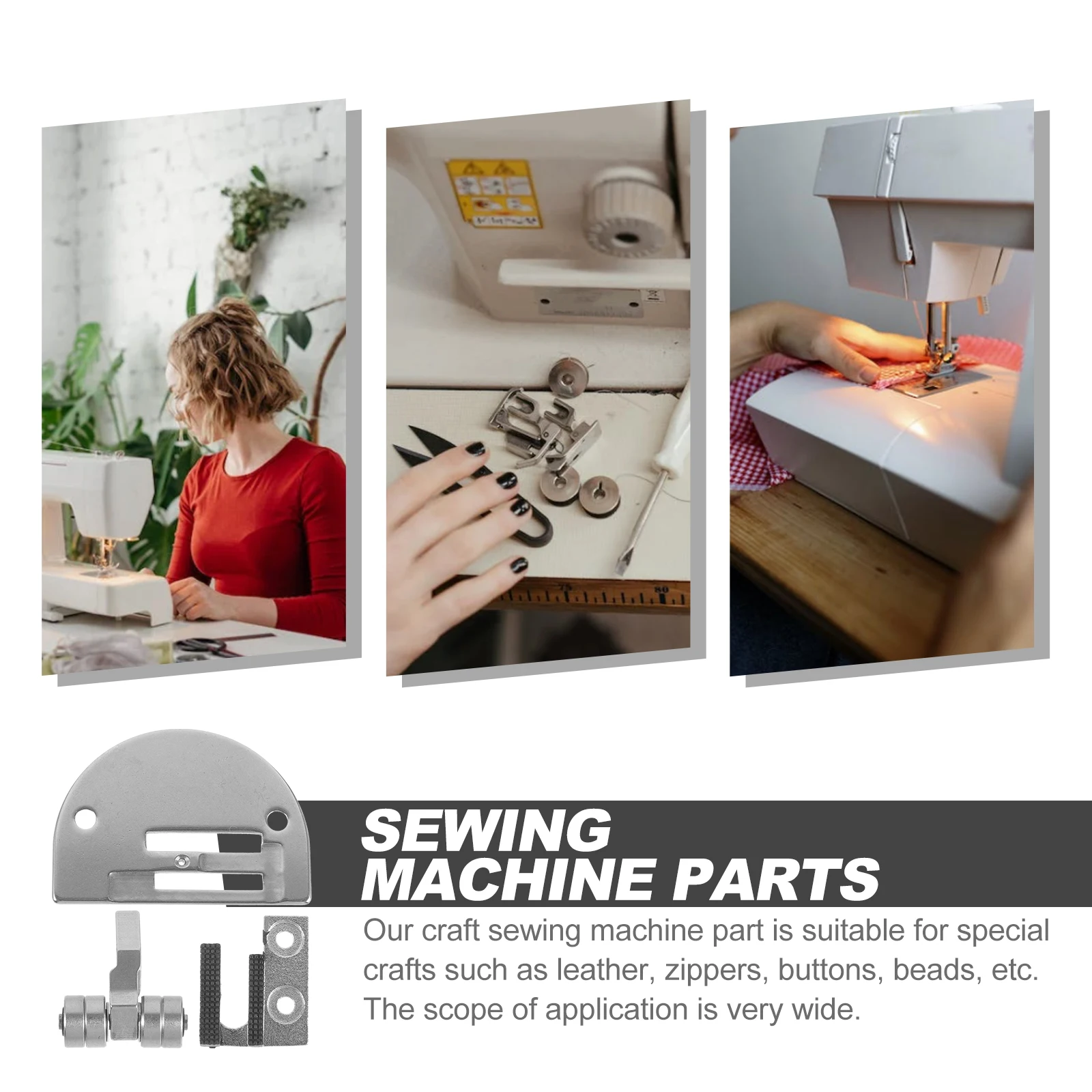 

Sewing Machine Presser Needle Plate H work Heavy Duty Feed Dog Replacement Parts Craft Supplies Sewing Accessories