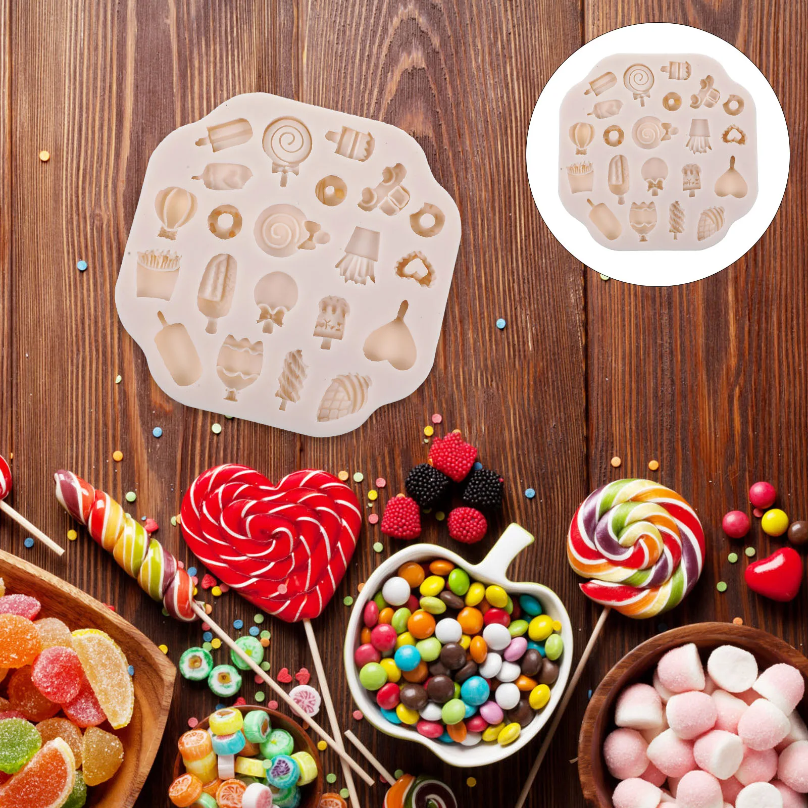 

Silicone Mold for Jewelry Making Cube Earrings Clay Craft Molds Reusable Non Stick Portable Storage DIY Art Gifts