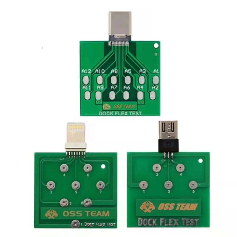 

Тестовая плата OSS Team Micro USB PCB, зарядная док-станция, гибкий тестер для iPhone U2, Andorid, Type-C, инструменты для легкого ремонта смартфонов