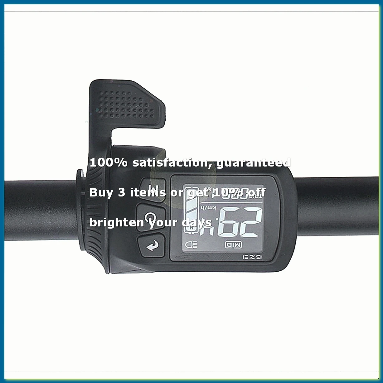 LCD Display Panel Thumb Throttle for Electric Bike Bicycle Scooter GZ3 24V 36V 48V 52V 60V SM Connector