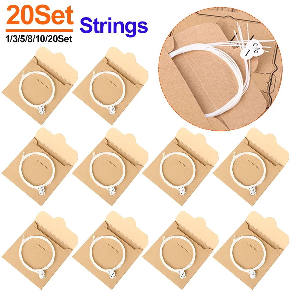 1-20set Ukulele Strings Nylon Hawaii Four Strings Guitar Ukulele21 23 26 inch Strings 4Pcs/Set Stonego Musical Instrument Parts