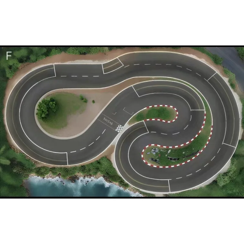 Professional Drift Track Track Field RC Remote Control Mosquito Car Drift Track, Map