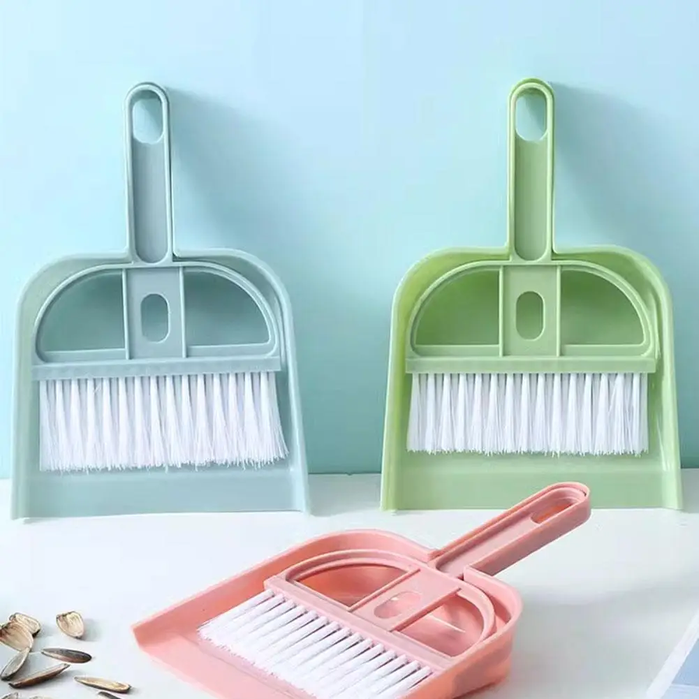 Conjunto de Pá e Vassoura Pequena para Gatos e Hamsters, Ferramentas Profissionais de Limpeza para Animais de Estimação, Acessórios para Coleta de Dejetos de Coelhos e Porquinhos-da-Índia
