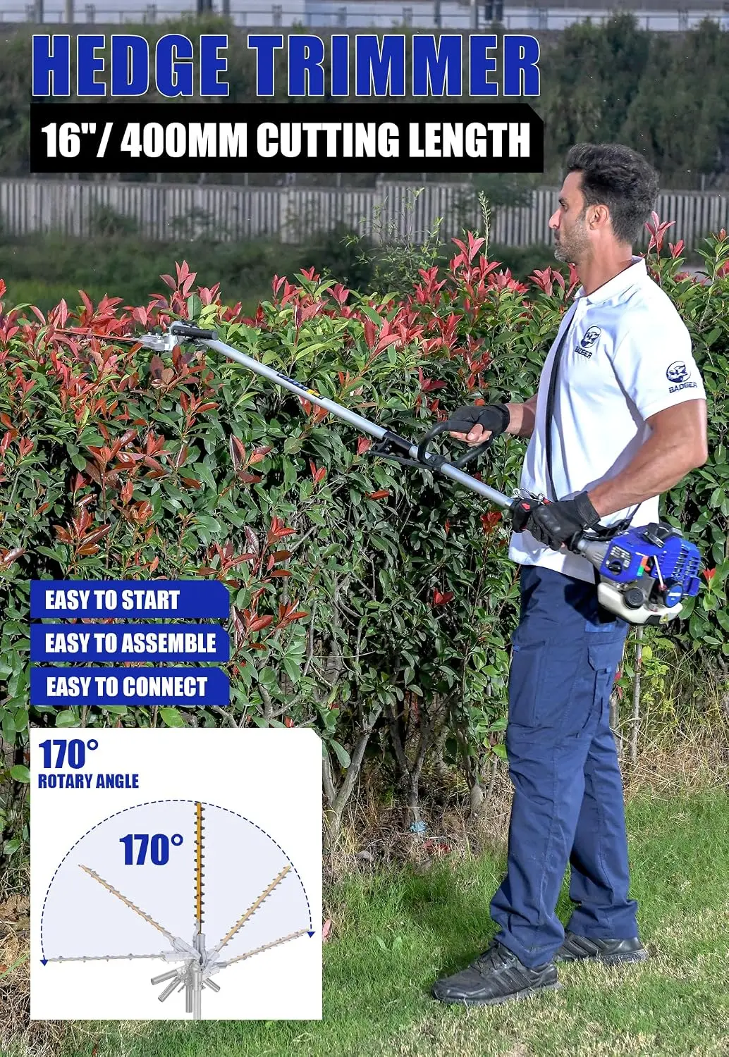 Gen2 26cc 2-Cycle Gas Weed Wacker, 4-In-1 Kit, 17-In Cut | 4 Cutting Attachments, Plus Extra Trimmer Line And A Shoulder