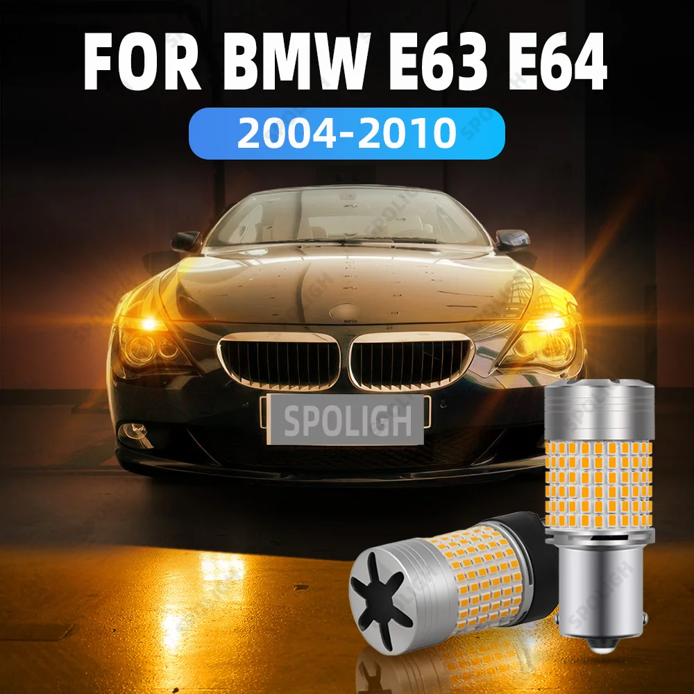 

2pcs Car LED Turn Signal Lights Bulbs Amber For Rear Direction Indicator Lamp Bulbs For BMW 3-Series E36 E46 318d 320d 325i 316i