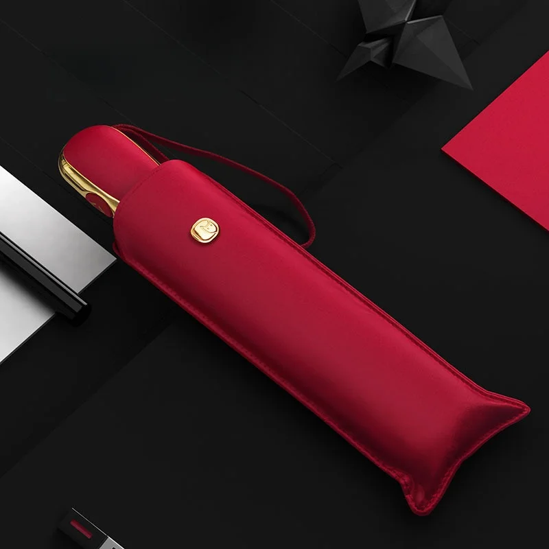 

OLYCAT Flat Automatic Umbrella Woman Ultralight Travel Sun Umbrella Luxury Anti UV Portable Parasol Umbrella