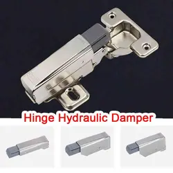 Straight Arm Full Overlay Hinge Buffer hinge for Doors Nickel Finish Automatically Adjust Buffer damper