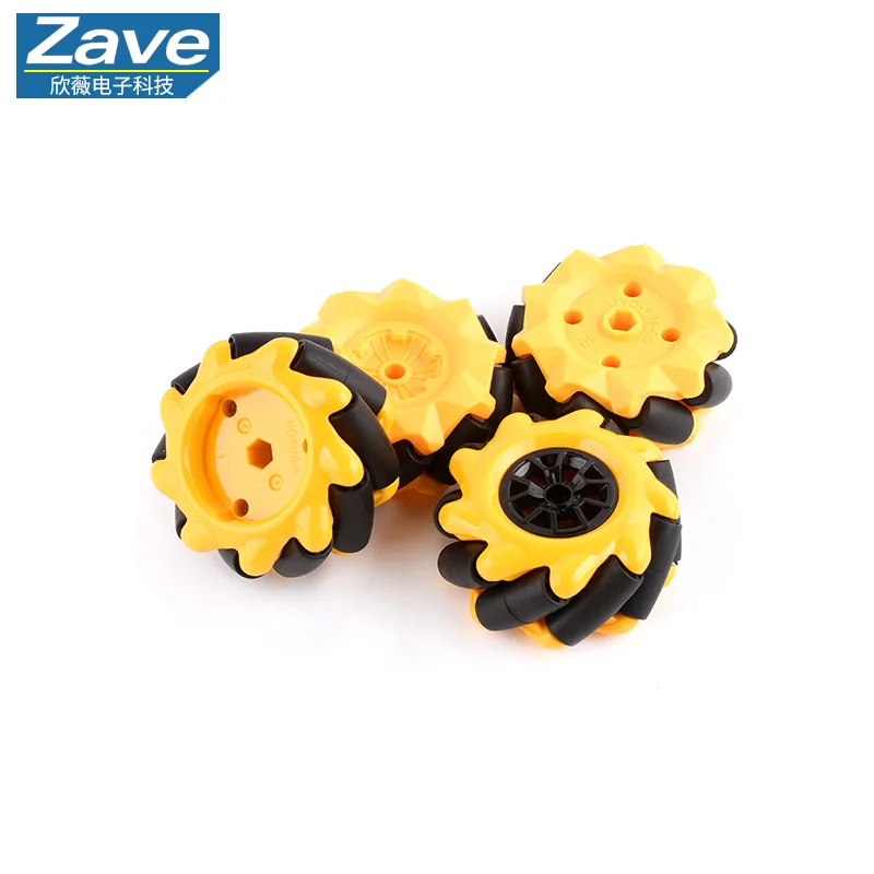 60mm Mecanum Wheel Omnidirectional Wheel Smart Robot Car Chassis with TT Motor N20G25