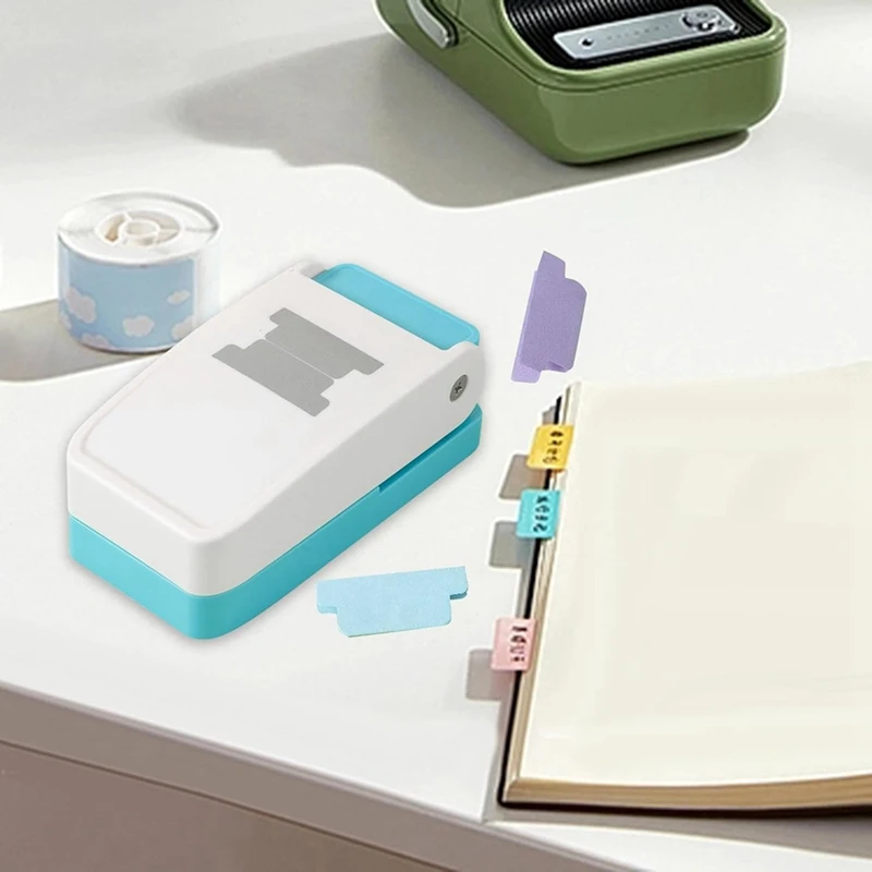 Tab Punch Handheld Map Punch Losse Blad Separator Label Punch Craft Papier Ponsmachine Puncher