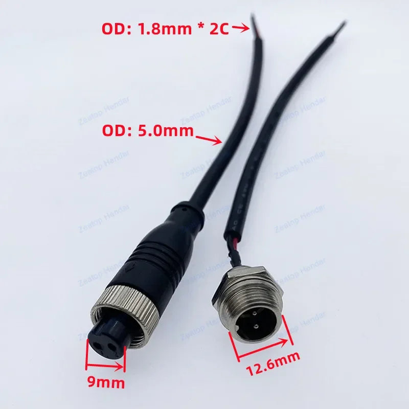 GX12 سلك الطيران للكاميرا سيارة ، كابل إشارة M12 ، المكونات الذكور والإناث ، DVR ومراقبة الدوائر التلفزيونية المغلقة ، 2 دبوس ، 3 دبوس ، 4 دبوس ، 5 دبوس ، 6 دبوس ، 20 سنتيمتر ، 1 قطعة #3